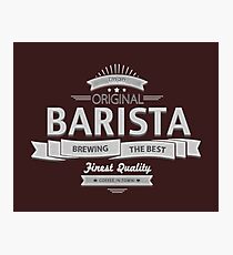 Original Barista Photographic Print