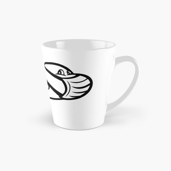 Item preview, Airplane Wearing Mask Flying Cartoon Black and White designed and sold by patrimonio.