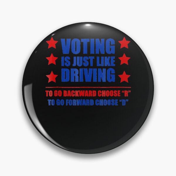 Item preview, Voting Is Just Like Driving Vote Democrat Funny Shirt designed and sold by AmandaRay.