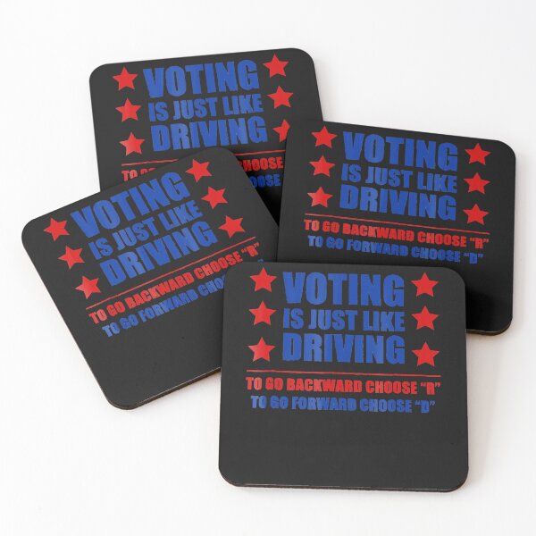 Item preview, Voting Is Just Like Driving Vote Democrat Funny Shirt designed and sold by AmandaRay.