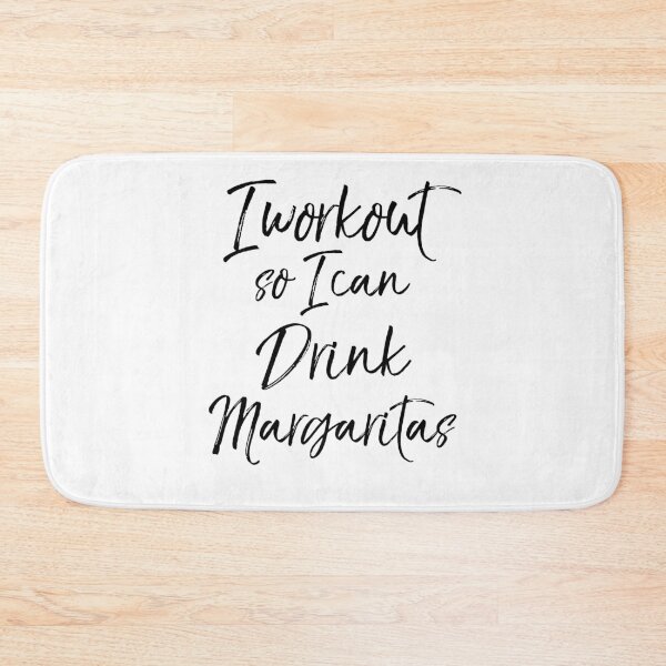 Item preview, I Workout So I Can Drink Margaritas Funny Workout Quote designed and sold by TNDesignStudio.