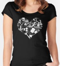 Barista Love Women's Fitted Scoop T-Shirt