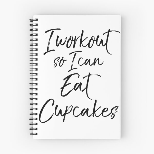 Artikelvorschau, I Workout So I Can Eat Cupcakes Funny Workout Quote entworfen und verkauft von TNDesignStudio.
