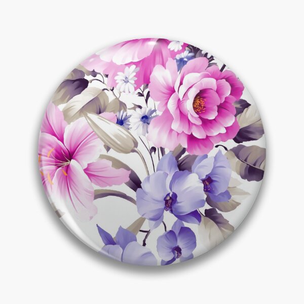 Item preview, Purple Flower Wreath designed and sold by Hassas Arts.