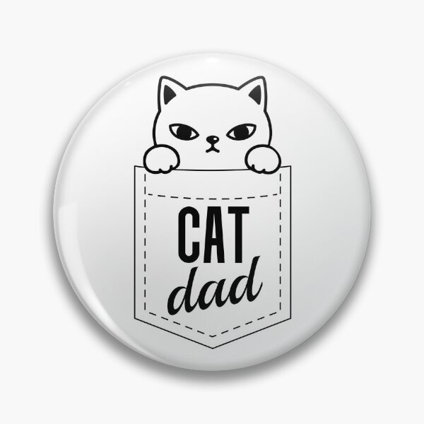 Item preview, Cat Dad Pocket designed and sold by playloud.