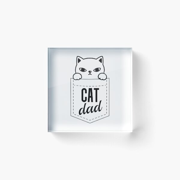 Item preview, Cat Dad Pocket designed and sold by playloud.