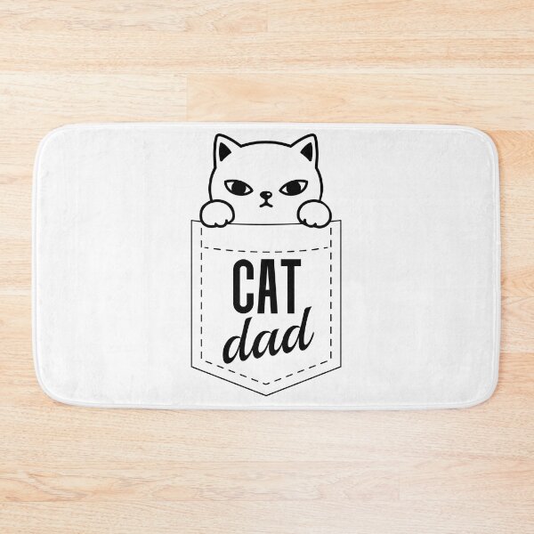 Item preview, Cat Dad Pocket designed and sold by playloud.