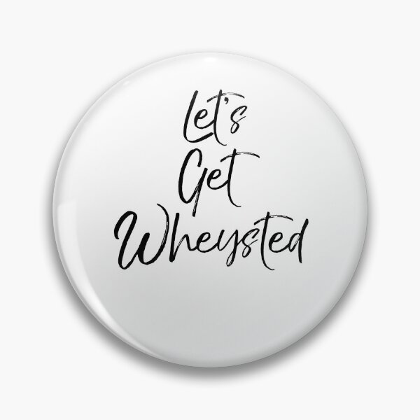 Item preview, Let's Get Wheysted Funny Workout Quote designed and sold by TNDesignStudio.