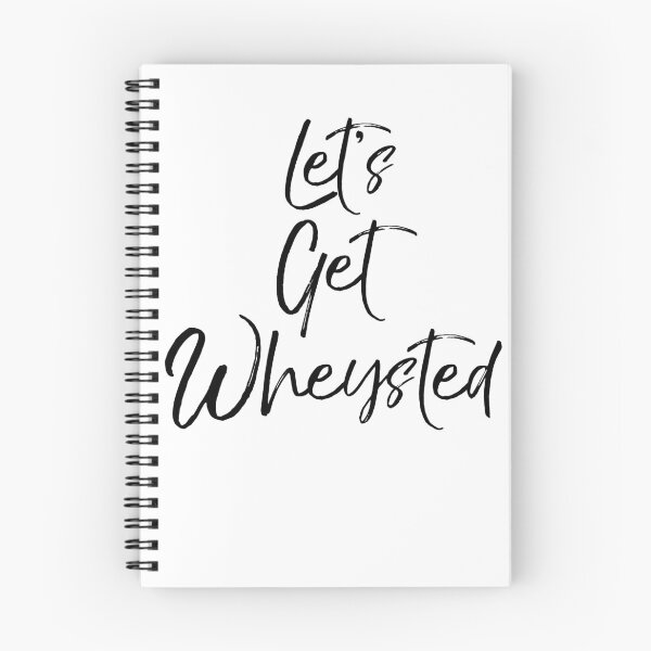 Item preview, Let's Get Wheysted Funny Workout Quote designed and sold by TNDesignStudio.