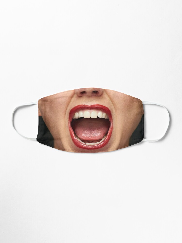 Download Screaming Face Mask Mask By Phunknomenon Redbubble PSD Mockup Templates