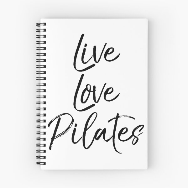 Artikelvorschau, Live Love Pilates Funny Workout Quote entworfen und verkauft von TNDesignStudio.