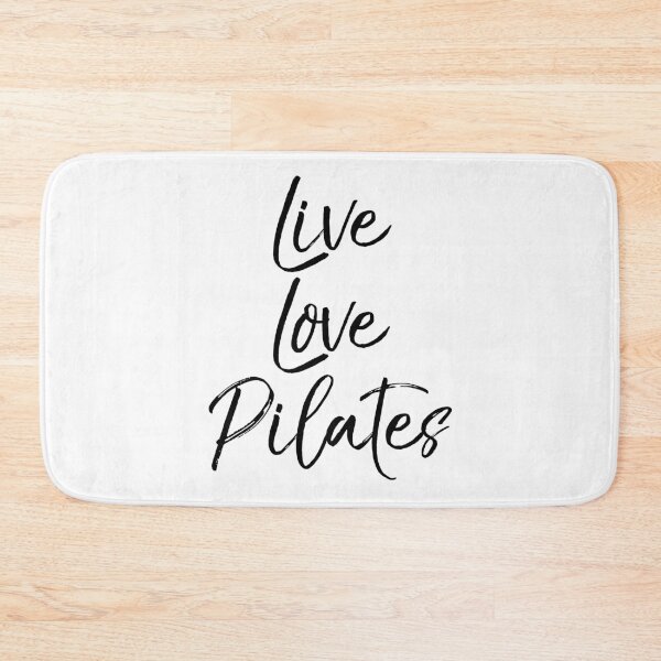 Item preview, Live Love Pilates Funny Workout Quote designed and sold by TNDesignStudio.