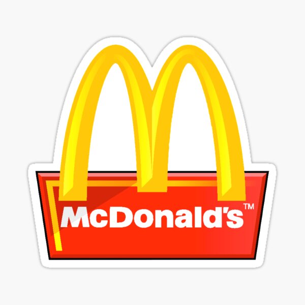 Mcdonald's Pegatina