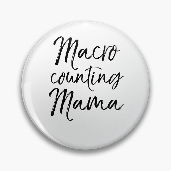 Artikelvorschau, Macro Counting Mama Funny Workout Quote entworfen und verkauft von TNDesignStudio.
