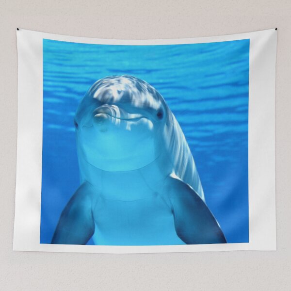 Item preview, Cute dolphin smiling designed and sold by Madhu2802.