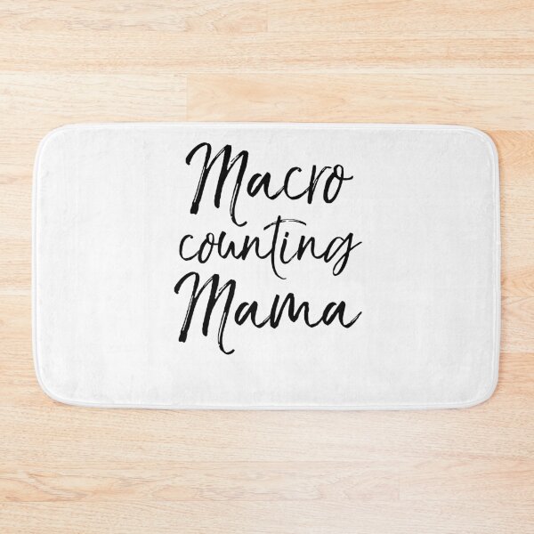 Item preview, Macro Counting Mama Funny Workout Quote designed and sold by TNDesignStudio.