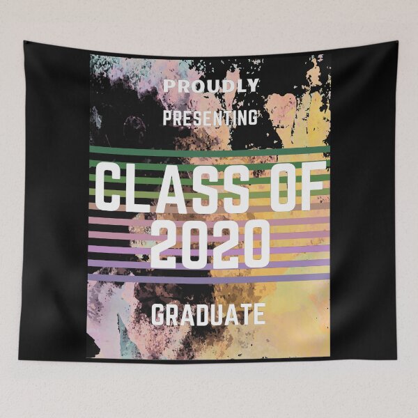 Item preview, Proudly Presenting Class Of 2020 Graduate with Watercolor background designed and sold by vineeth.