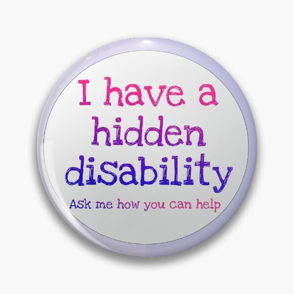 Item preview, hidden disability  designed and sold by pepperlex99.
