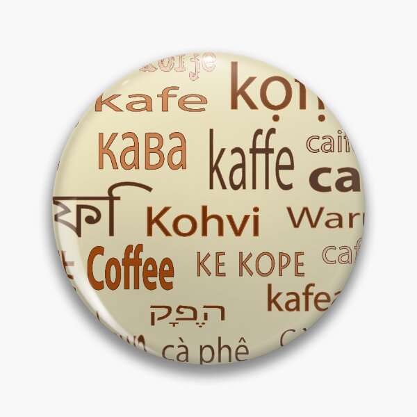 Artikelvorschau, Internationales mehrsprachiges Barista-Muster für Kaffee entworfen und verkauft von ElJimmo.