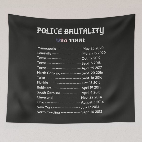 Item preview, Police Brutality Black Lives Matter designed and sold by justkidding-co.