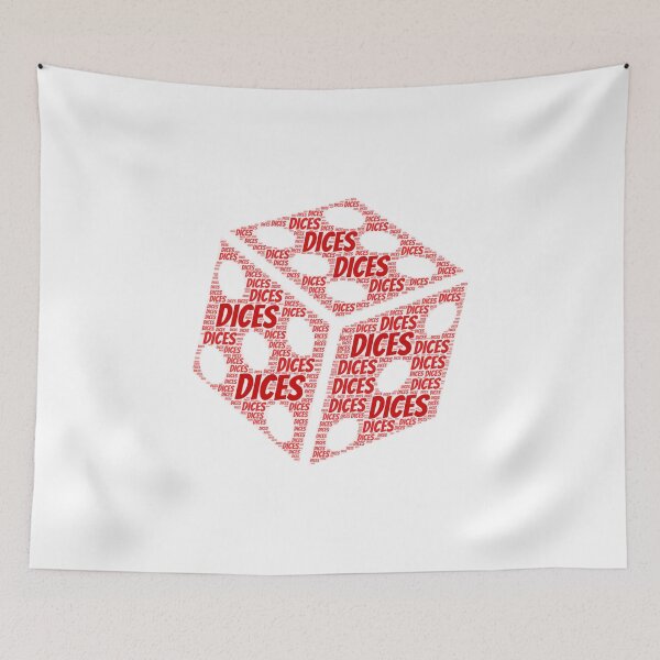 Item preview, Dices Word Cloud designed and sold by ProjectsMM.