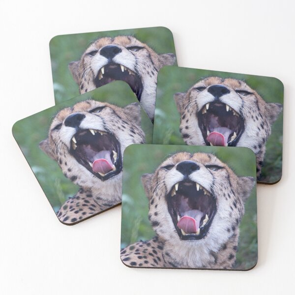 Item preview, Yawning cheetah designed and sold by Cloudtail.
