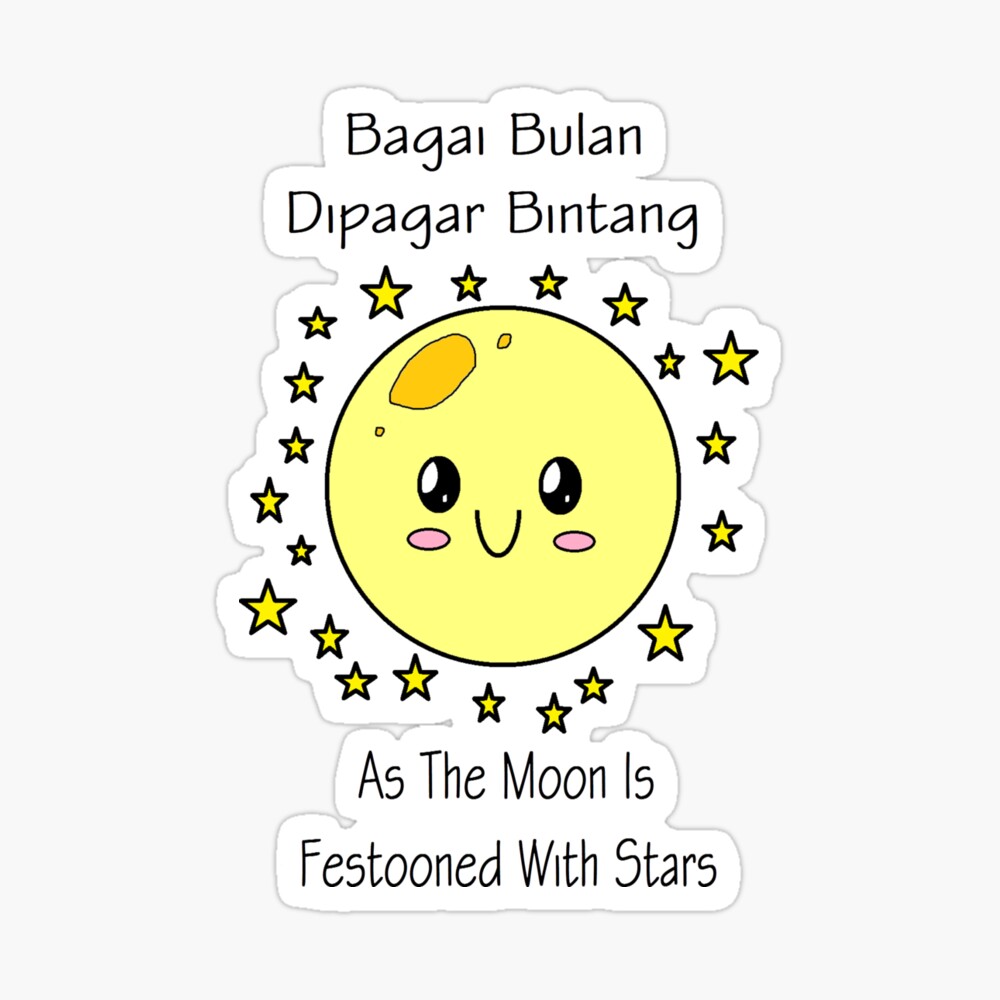 bagai bulan dipagari bintang