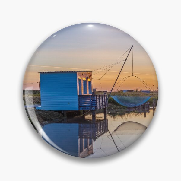 Item preview, Reflection of fisheries on the Louippe in Bouin designed and sold by RobArt-Photo.