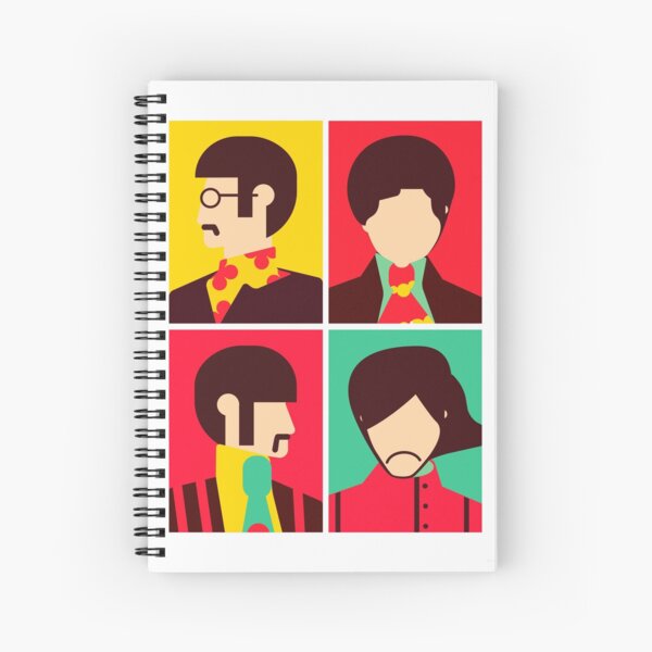 Die Fab Four - Minimalist Spiralblock