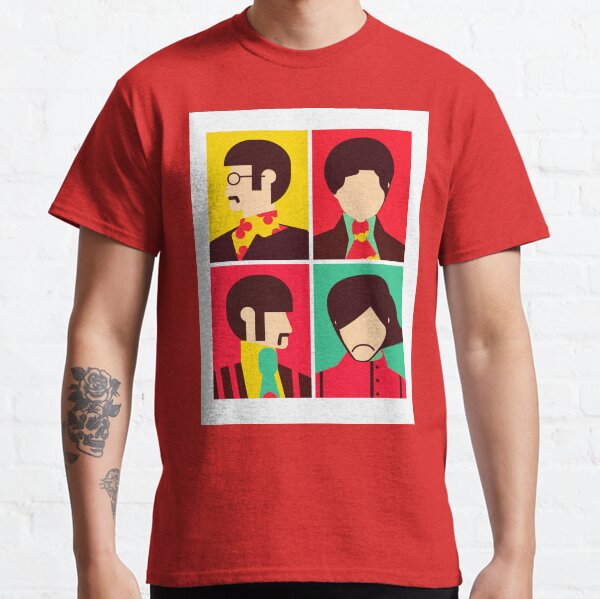 The Fab Four - Minimaliste T-shirt classique