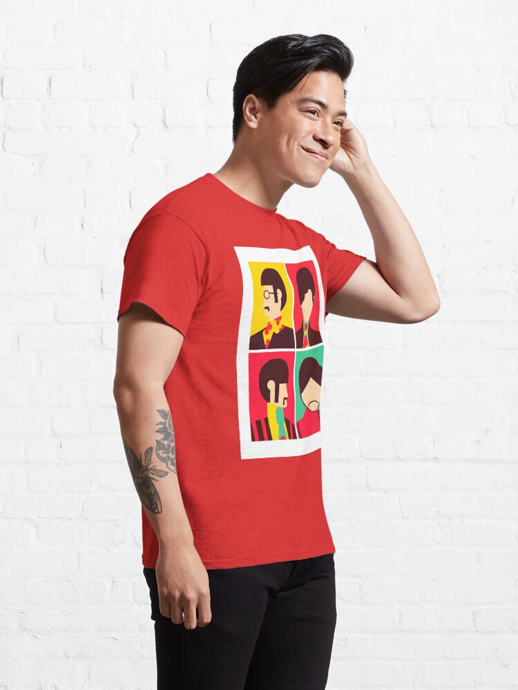 Discover The Fab Four - Minimaliste T-Shirt
