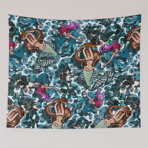 Item preview, sinking mermaids designed and sold by ariellemorris.