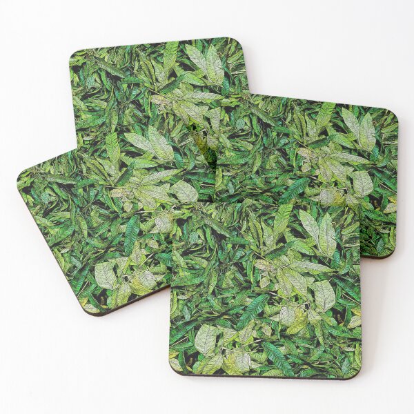 Item preview, Mango Leaves Comic, Artistic Photo for natural comic pattern. designed and sold by etoide.