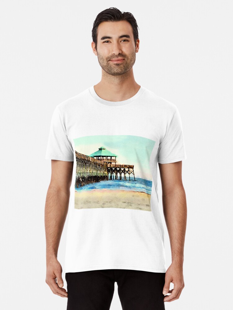 tæt sympati farligt Folly Beach Pier - Folly Beach - near Charleston, South Carolina" T-shirt  for Sale by CLManey | Redbubble | folly beach t-shirts - folly beach pier t- shirts - charleston t-shirts