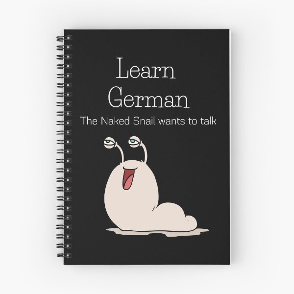 Item preview, Learn German Funny Slug Naked Snail Nacktschnecke designed and sold by Time4German.