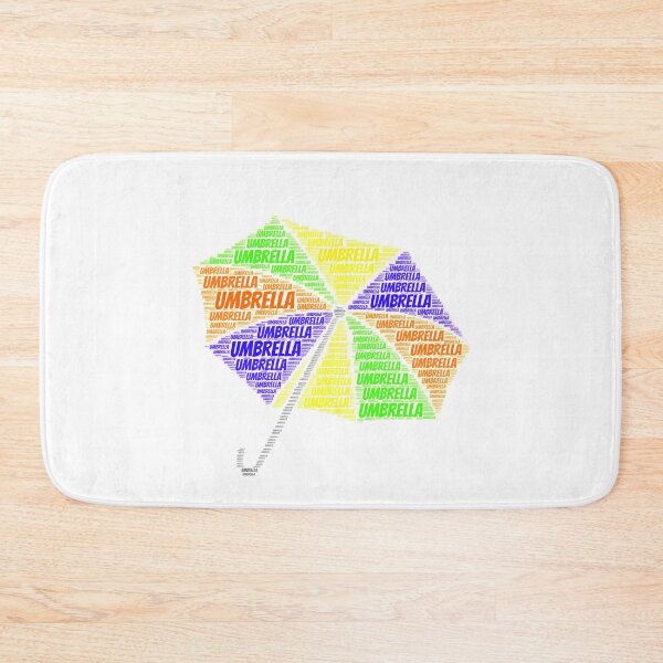 Item preview, Umbrella Word Cloud designed and sold by ProjectsMM.