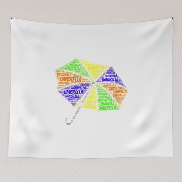 Item preview, Umbrella Word Cloud designed and sold by ProjectsMM.