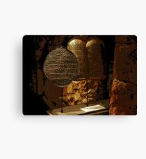 Inscription Canvas Print