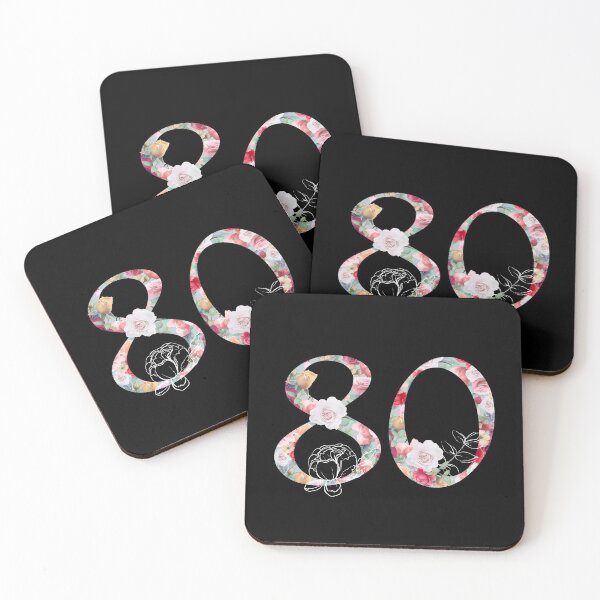 Item preview, Flower Number Eighty Spring Flower Bloom Celebrating 80 designed and sold by Space-Bug.