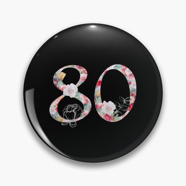 Item preview, Flower Number Eighty Spring Flower Bloom Celebrating 80 designed and sold by Space-Bug.