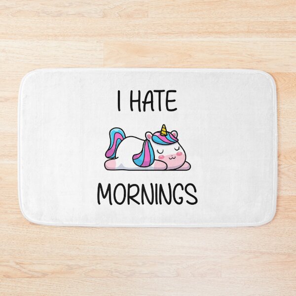 Item preview, I Hate Mornings - Special Unicorn designed and sold by anass002.