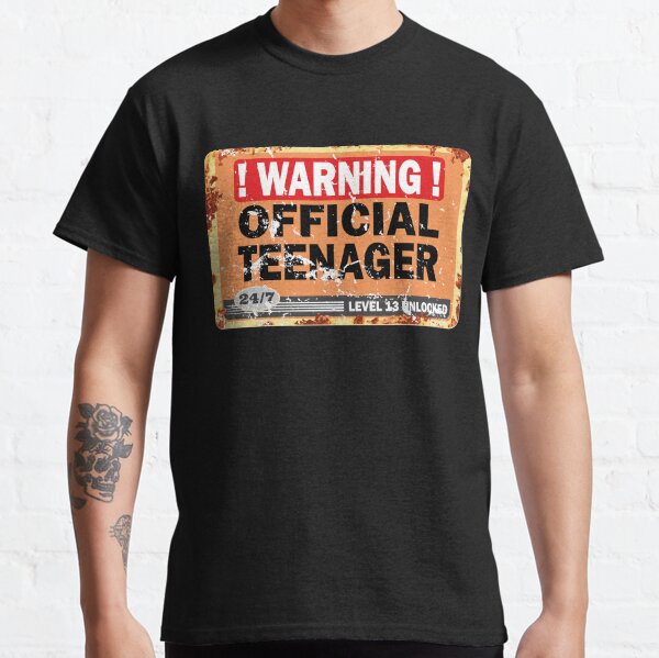 Copia del nivel de cumpleaños número 13 alcanzado Teen Oficial Camiseta clásica