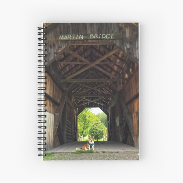 Covered Bridge Spiral Notebook