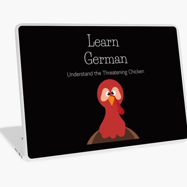 Item preview, Learn German Funny Threatening Turkey Chicken Truthahn designed and sold by Time4German.