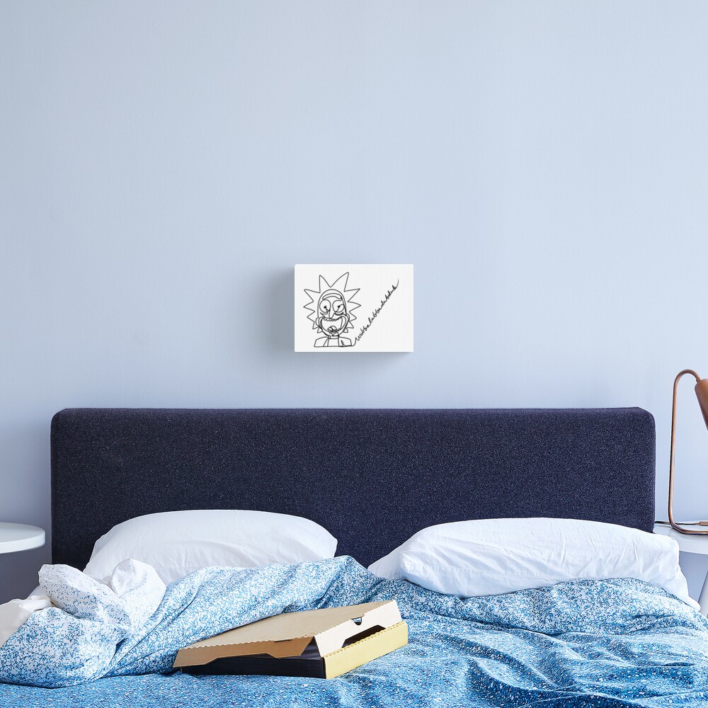 Rick Wubba Lubba Dub Dub Canvas Print