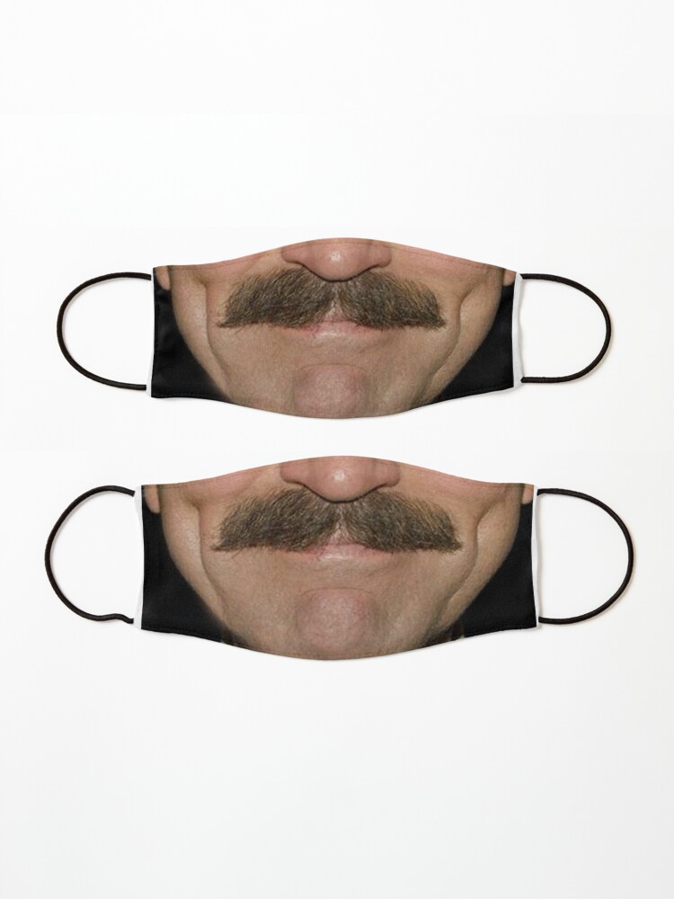 Alternate view of Tom Selleck Moustace Face Mask Mask