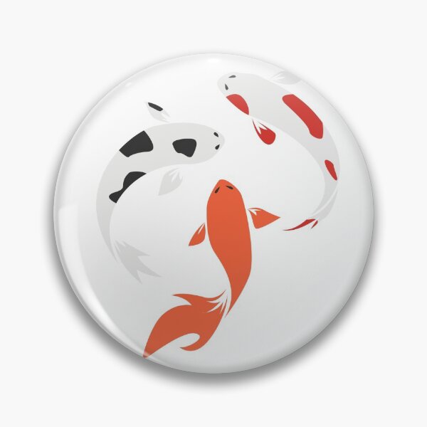tshirt carpe koï Badge