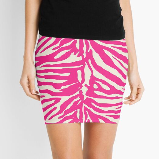Artikel-Vorschau von Neonrosa Zebradruck, designt und verkauft von okpinsArtDesign.