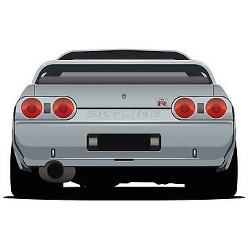 Artwork thumbnail, Skyline GT-R R32 by OlegNaches