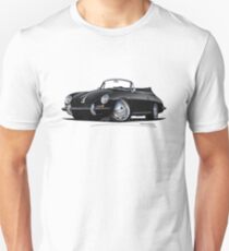 Porsche 356 C Cabriolet Black Unisex T-Shirt